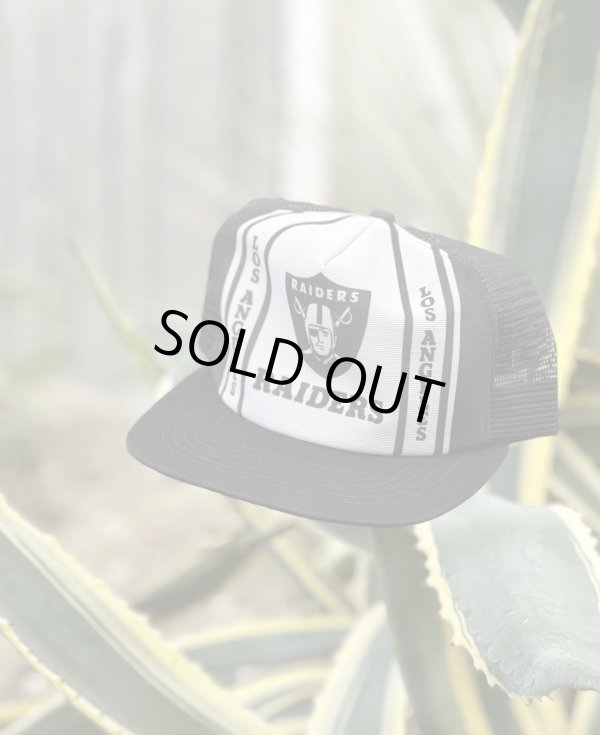 画像1: VINTAGE 80s NFL LOS ANGELES RAIDERS NEW ERA MESH TRUCKER CAP