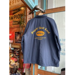 画像: SIXHELMETS CHOPPERS “SUPPORT YOUR LOCAL” EMBROILED WORK JACKET NAVY L