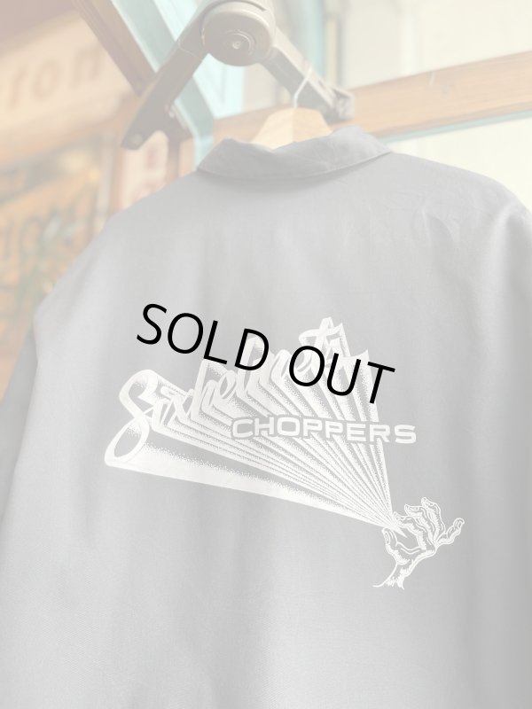 画像3: SIXHELMETS CHOPPERS DRAWN BY HOODOOMAN WORK JACKET GRAY L