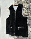 画像14: THE GOOD LETHER VEST SUEDE BLACK
