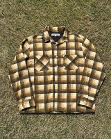 画像: THE GOOD PRINT FLANNEL SHIRT YELLOW