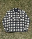 画像1: THE GOOD PRINT FLANNEL SHIRT GRAY