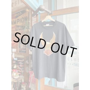 画像: 90s HARLEY DAVIDSON RIDE TO LIVE LIVE TO RIDE EAGLE LOGO T-SHIRT XL