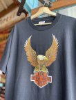 画像4: 90s HARLEY DAVIDSON RIDE TO LIVE LIVE TO RIDE EAGLE LOGO T-SHIRT XL