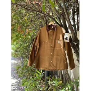 画像: NOS 80s-90s CARHARTT CHORE COAT CORDUROY COLLAR MADE IN USA 46