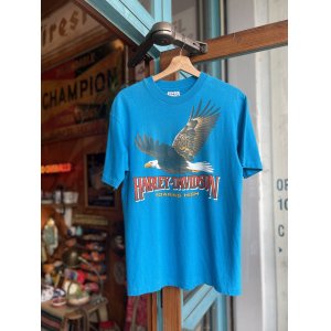 画像: VINTAGE 1989 HARLEY DAVIDSON EAGLE LOGO T-SHIRT L
