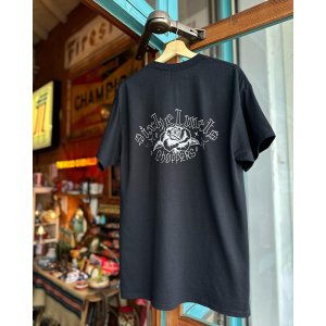 画像: SIXHELMETS CHOPPERS ROSA T-SHIRT DRAWN BY BOULEVARD FEVER ART  BLACK