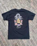 画像: SIXHELMETS CHOPPERS “MI VIDA LOCA” T-SHIRT DRAWN BY BOULEVARD FEVER ART BLACK