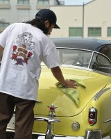 画像: SIXHELMETS CHOPPERS “MI VIDA LOCA” T-SHIRT DRAWN BY BOULEVARD FEVER ART WHITE