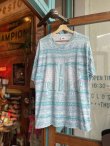 画像1: 90s LIGHTNING BOLT ALL OVER PRINT T-SHIRT XL