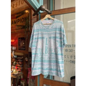 画像: 90s LIGHTNING BOLT ALL OVER PRINT T-SHIRT XL