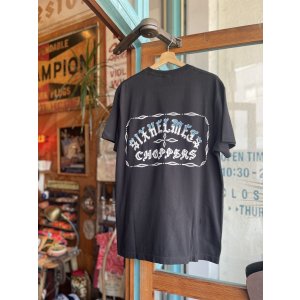 画像: SIXHELMETS CHOPPERS T-SHIRT DRAWN BY POTS DESIGN BLACK