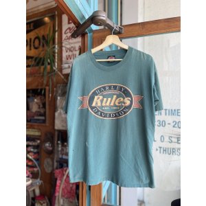 画像: 90s HARLEY DAVIDSON RULES T-SHIRT L