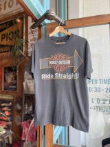画像: 90s HARLEY DAVIDSON BAR&SHIELD RIDE STRAIGHT T-SHIRT M