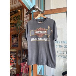 画像: 90s HARLEY DAVIDSON BAR&SHIELD RIDE STRAIGHT T-SHIRT M