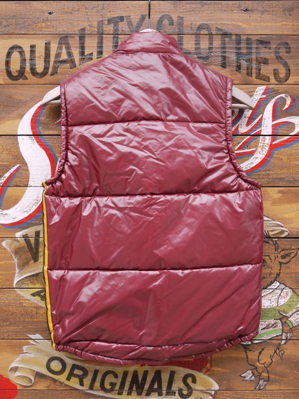 画像2: HONDALINE OFFICIAL RACING PUFFY VEST SMALL WINERED