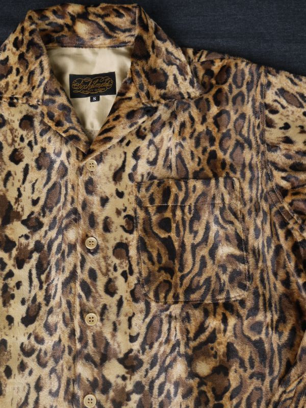 画像1: sixhelmets leopard fake fur shirt(2)