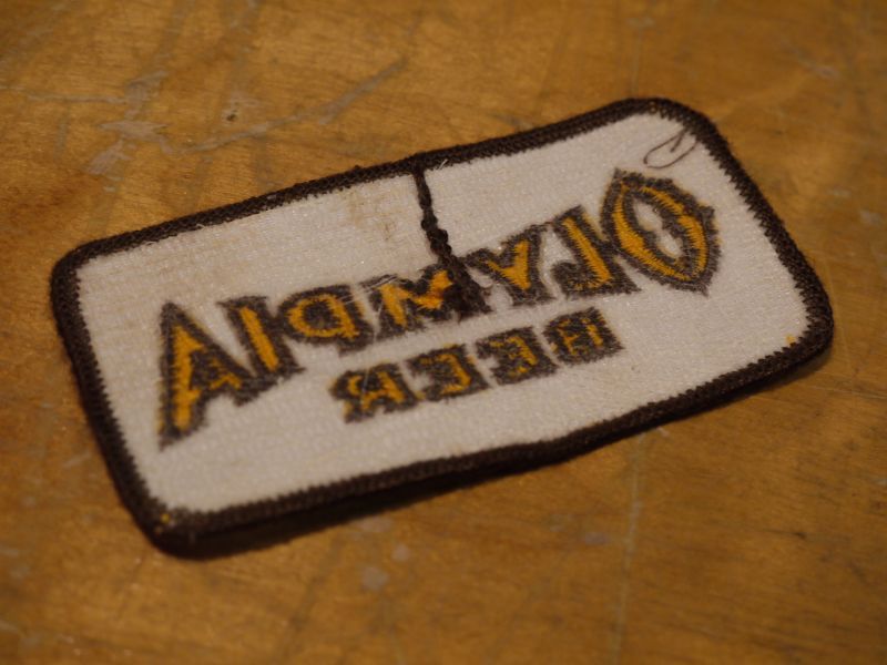 画像3: OLYMPIA BEER VINTAGE PATCH DEAD STOCK