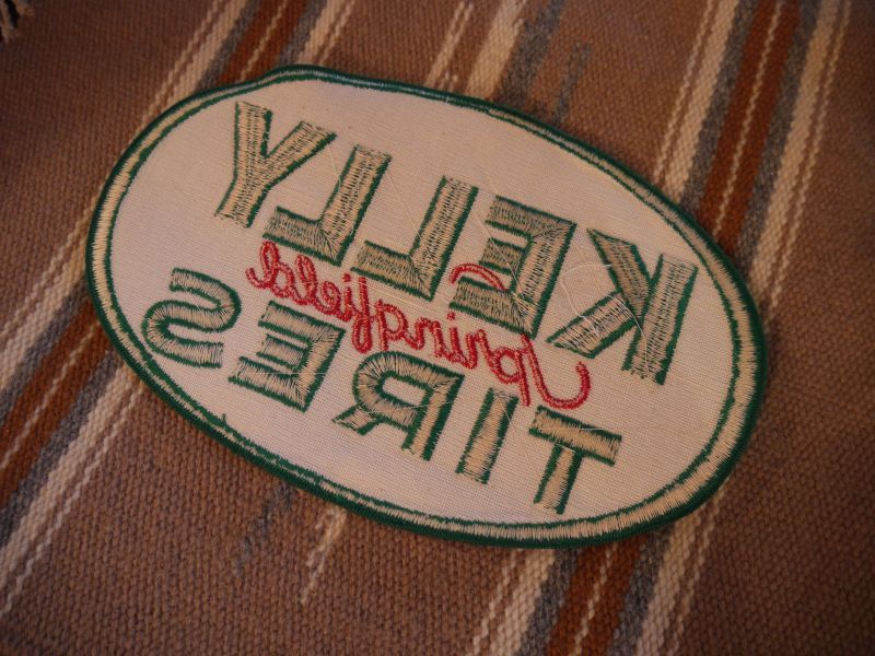 画像2: 70ｓ KELLY TIRES VINTAGE BIG SIZE PATCH DEAD STOCK 