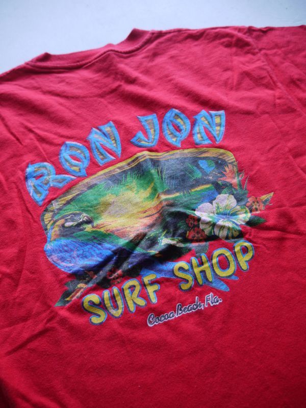 画像5: RONJON SURF SHOP VTG T-SHIRT RED M