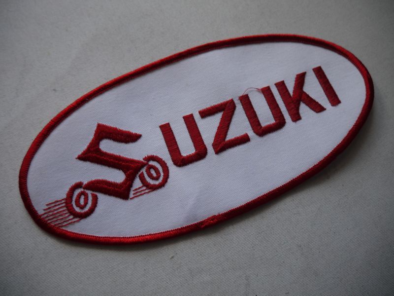 画像2: SUZUKI VINTAGE BIG PATCH WHITE