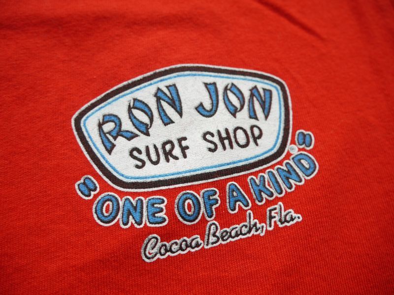 画像2: RON JON SURF SHOP ONE OF A KIND COCOA BEACH FLA VTG T-SHIRT RED S
