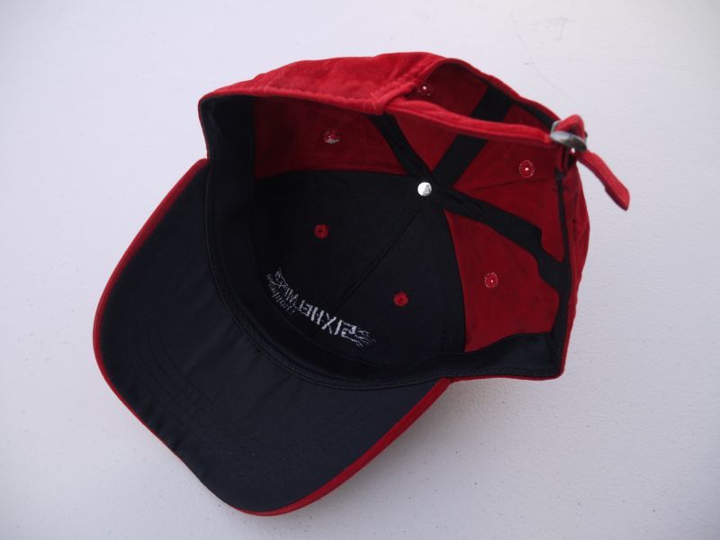 画像4: SIXHELMETS CHOPPERS VELOUR CAP RED×BLACK