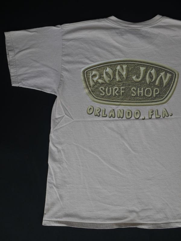 画像1: RONJON SURF SHOP VTG T-SHIRT BEIGE L