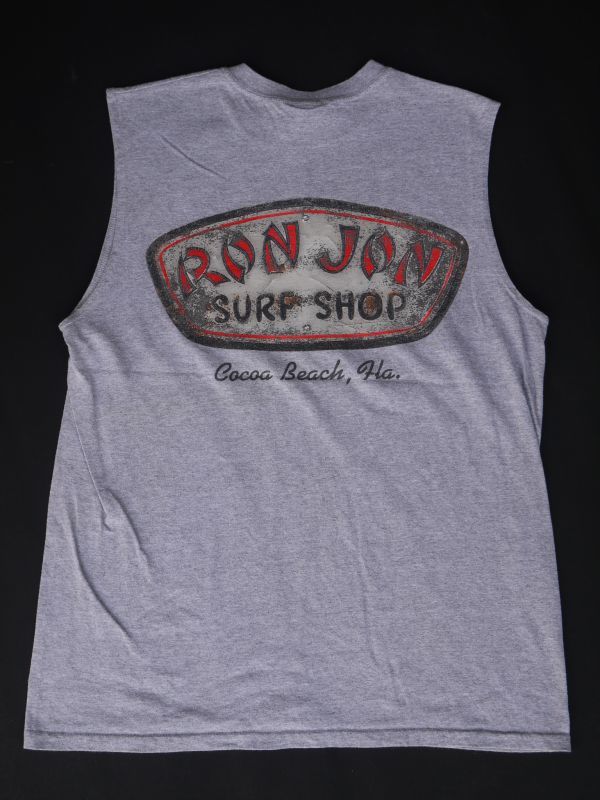 画像1: RONJON SURF SHOP VTG TANK TOP MARBLED GRAY M