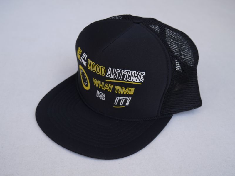 画像1: 80s CONTEMPORARY ADVERTISEMENT FUNNY TRUCKER SNAP BACK CAP BLACK (4)