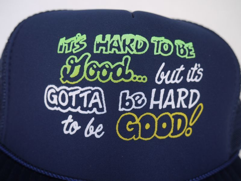 画像3: 80s CONTEMPORARY ADVERTISEMENT FUNNY TRUCKER SNAP BACK CAP NAVY (4)