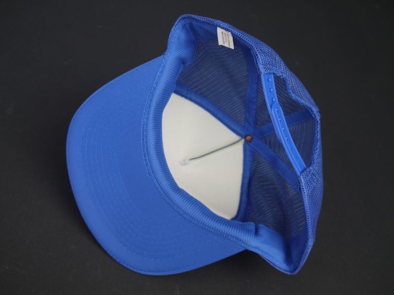 画像5: 80s CONTEMPORARY ADVERTISEMENT FUNNY TRUCKER SNAP BACK CAP BLUE (3)