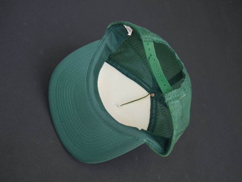 画像4: 80s CONTEMPORARY ADVERTISEMENT FUNNY TRUCKER SNAP BACK CAP GREEN