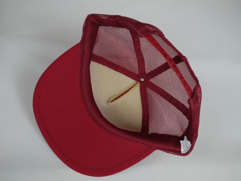 画像4: KIAMICHI RAILROAD VTG SNAPBACK MESH CAP WINERED