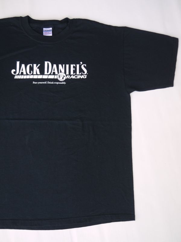 画像1: JACK DANIEL'S OLD No.7 BRAND RACING OFFICIAL T-SHIRT BLACK XL