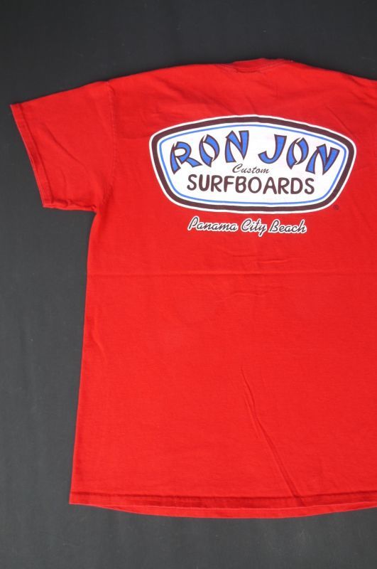 画像1: RONJON SURF SHOP VTG T-SHIRT RED M