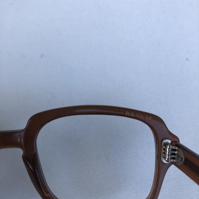 画像3: 70s ROMCO VTG EYEWEAR CLEAR BROWN 50〜22