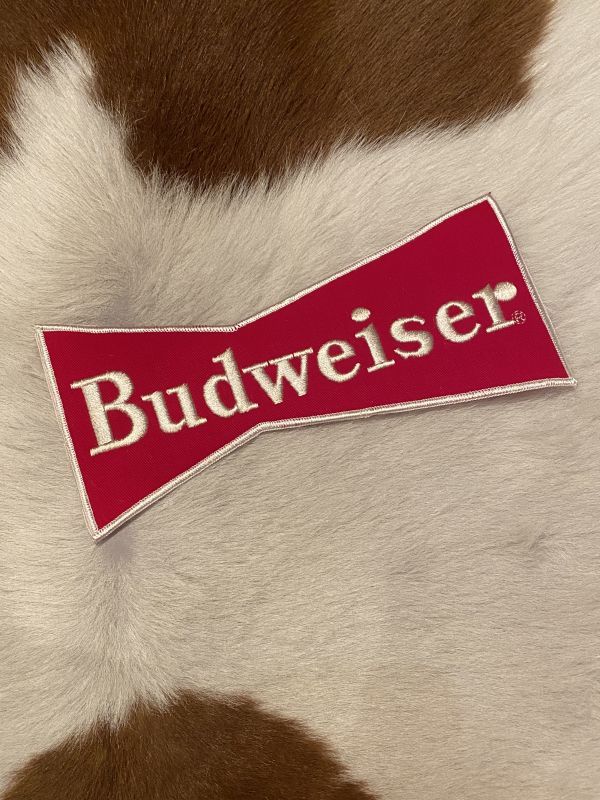 画像2: NOS 80s BUDWEISER VTG BIG PATCH