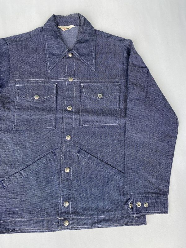 画像1: CHAMPION SPARK PLUG OFFICIAL VTG DENIM SHIRT SM