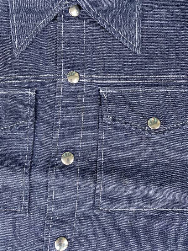 画像4: CHAMPION SPARK PLUG OFFICIAL VTG DENIM SHIRT SM