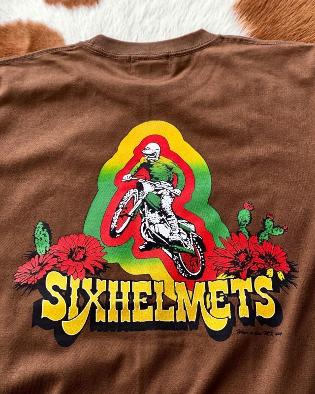 画像1: SIXHELMETS MX T-SHIRT BROWN