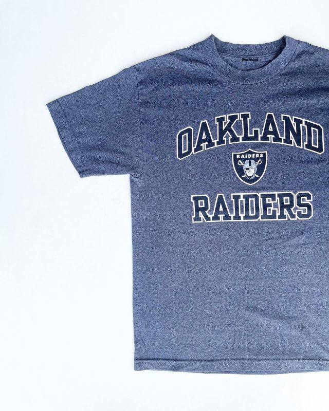 画像2: OAKLAND RAIDERS T-SHIRT CHARCOAL GRAY