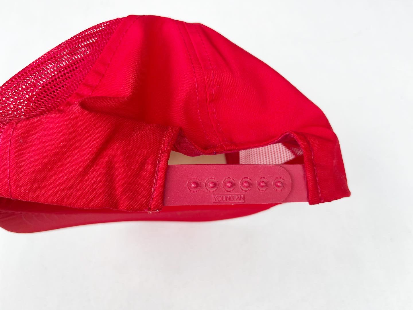 画像5: NOS 80s COORS BEER VTG MESH CAP RED×GRAY