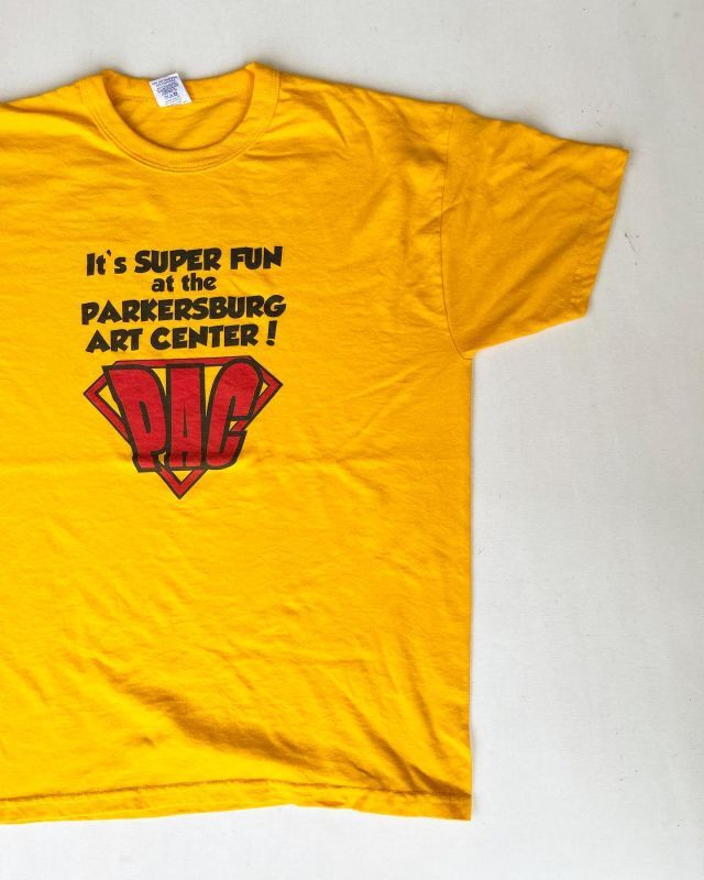 画像1: PAC IT’s SUPER FUN AT THE PARKERSBURG ART CENTER! VTG T-SHIRT YELLOW M