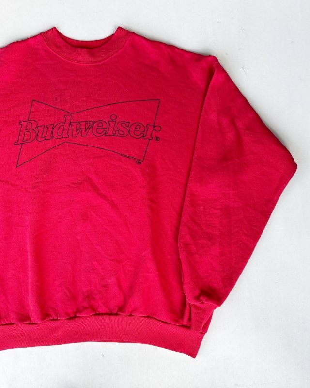画像1: BUDWEISER VTG SWEATSHIRT RED XL