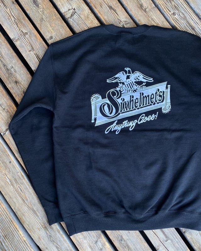 画像2: SIXHELMETS “ANYTHING GOES” SWEATSHIRT BLACK