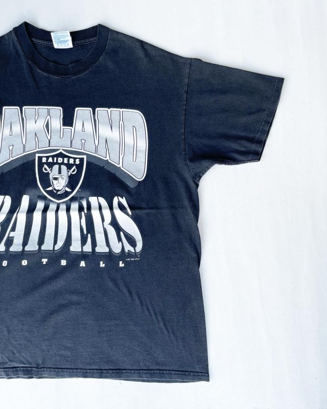 画像1: 1995 NFL OAKLAND RAIDERS  VTG T-SHIRT  BLACK XL