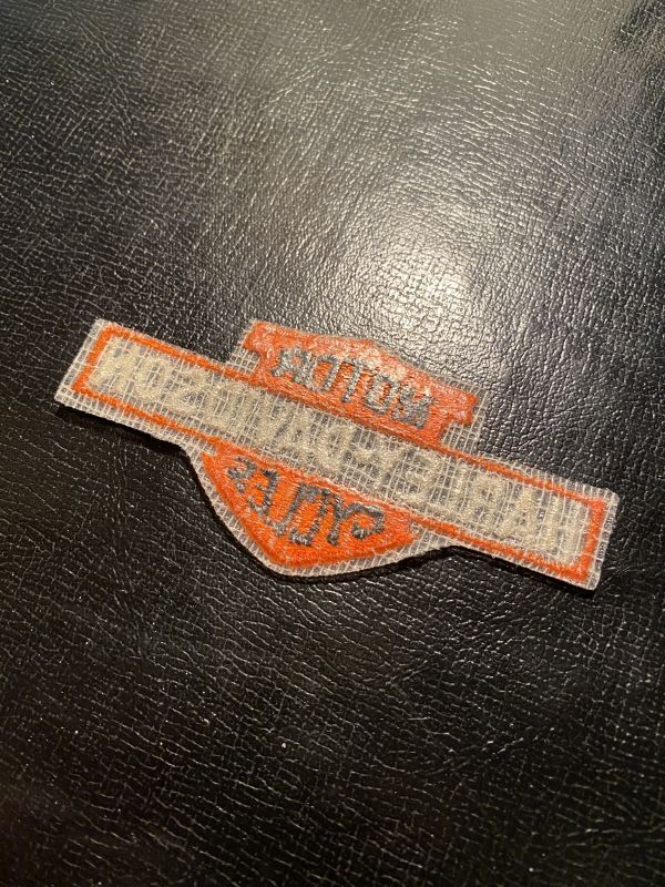 画像2: 70-80s HARLEY DAVIDSON BAR&SHIELD VTG PATCH