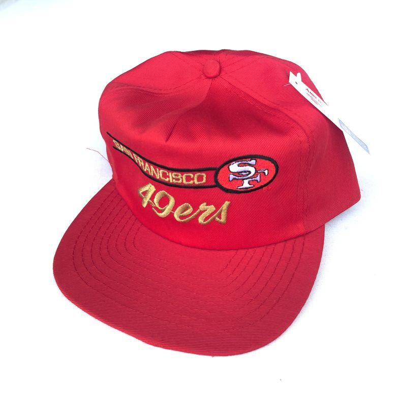 画像1: NFL SAN FRANCISCO 49ERS OFFICIAL VTG  CAP RED