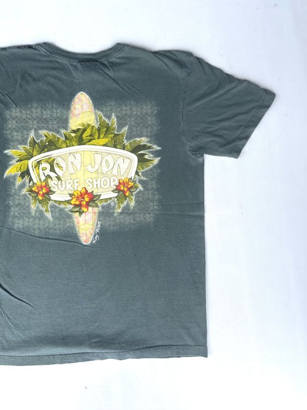 画像1: RONJON SURF SHOP VTG T-SHIRT GREEN S